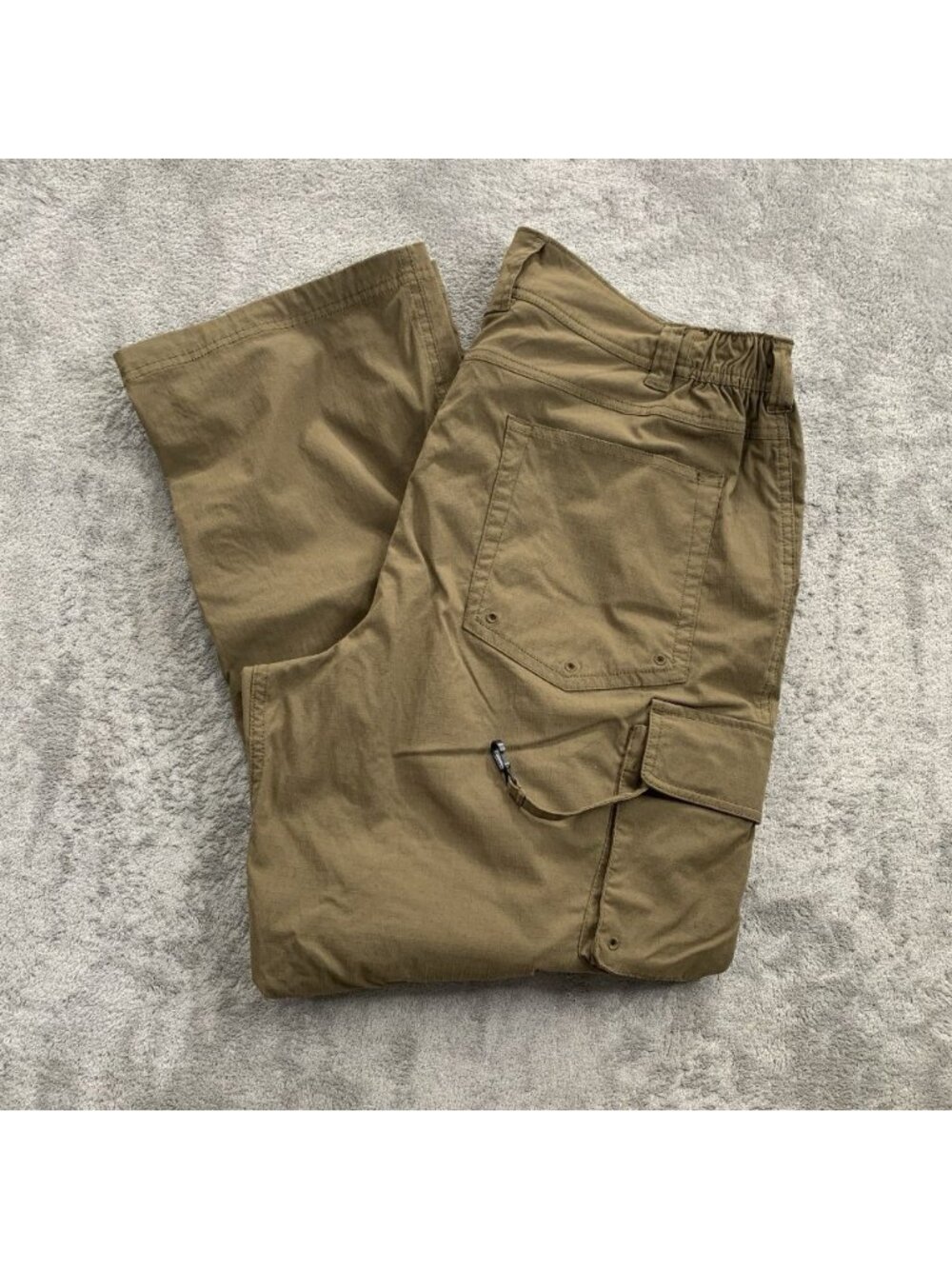 Duluth Trading Co Heirloom Gardening Pants Women’s 16 Brown Cargo Double Knee